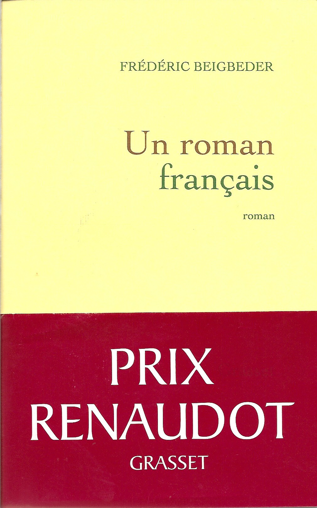 Un roman français