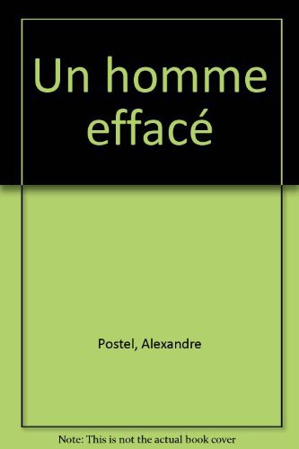 Un homme effacé